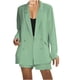 thumbnail image 1 of Traje de negocios para mujer Trajes de 2 piezas Abrigos con cuello vuelto de manga larga Tops Conjuntos de pantalones cortos sólidos Pompotops qwe22308, 1 of 7