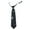 Black, variant on Versatiles Casual Tie Novelty Tie Make Up Neckwear Bear Crowns Pattern Tie for Everyday Elegances