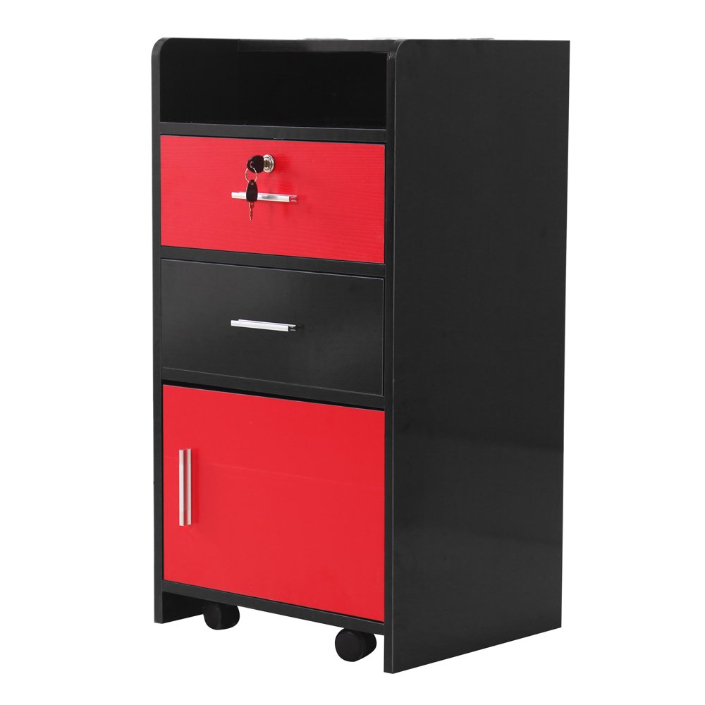 File Rolling Lateral File with 1 Shelf, 2 Drawers, 1