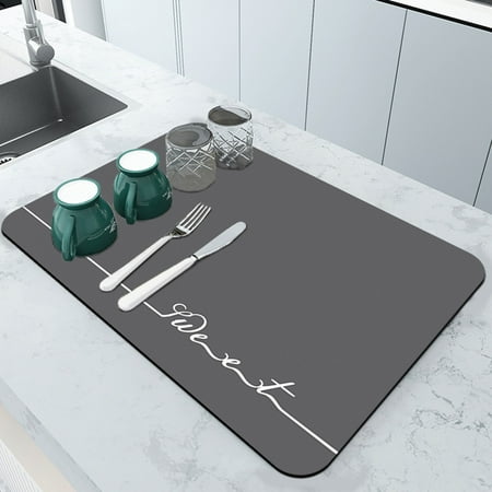 

PeiBai Coffee Machine Pad Kitchen Countertop Pad Wash Basin Ant-I Slip and Heat Insulation Bowl Pad Household Diatom Mud Water Absorption