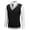 Black 2, variant on COOFANDY Men's Vest Sweaters Casual Sleeveless V-Neck Pullover Sweater Striped Cable Knit Sweater Vest