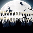thumbnail image 4 of Prensador AROVFAM con forma de calavera de Halloween para uñas postizas, 24 unidades, para mujer, 4 of 8
