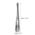thumbnail image 4 of Unique Bargains 1 Pc Small Hole Hangable Shoe Horn for Shoe 11.81"x1.77" Bright Silver Tone, 4 of 6