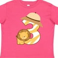 thumbnail image 4 of Inktastic 3rd Birthday Jungle Safari Lion 3 Year Old Boys or Girls Toddler T-Shirt, 4 of 5