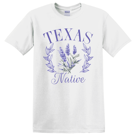 Texas Native Bluebonne Preppy Texas Texas Social Club Coquette Tx Girly Cute Austin Texas Souvenir T-shirt