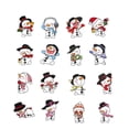 thumbnail image 3 of Isvgxsz 2025 New Clearance Home Decor Christmas Snowman Luminous Sticker Decorative Sticker Removable Glue Small Sticker, 3 of 6