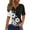 A01 Black, variant on Cilsoka Graphic Tees Trendy Blouses for Women Casual Tshirts Shirts Graphic Funny