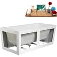 thumbnail image 3 of 59" Streamline B-352-117-WH Soaking Freestanding Tub and Tray With Internal Drain in Glossy White, 3 of 7