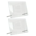 thumbnail image 1 of 2 Sets Desk Whiteboard White Board Desktop Memo Board Desktop Whiteboard Desk Write Note Board, 1 of 8