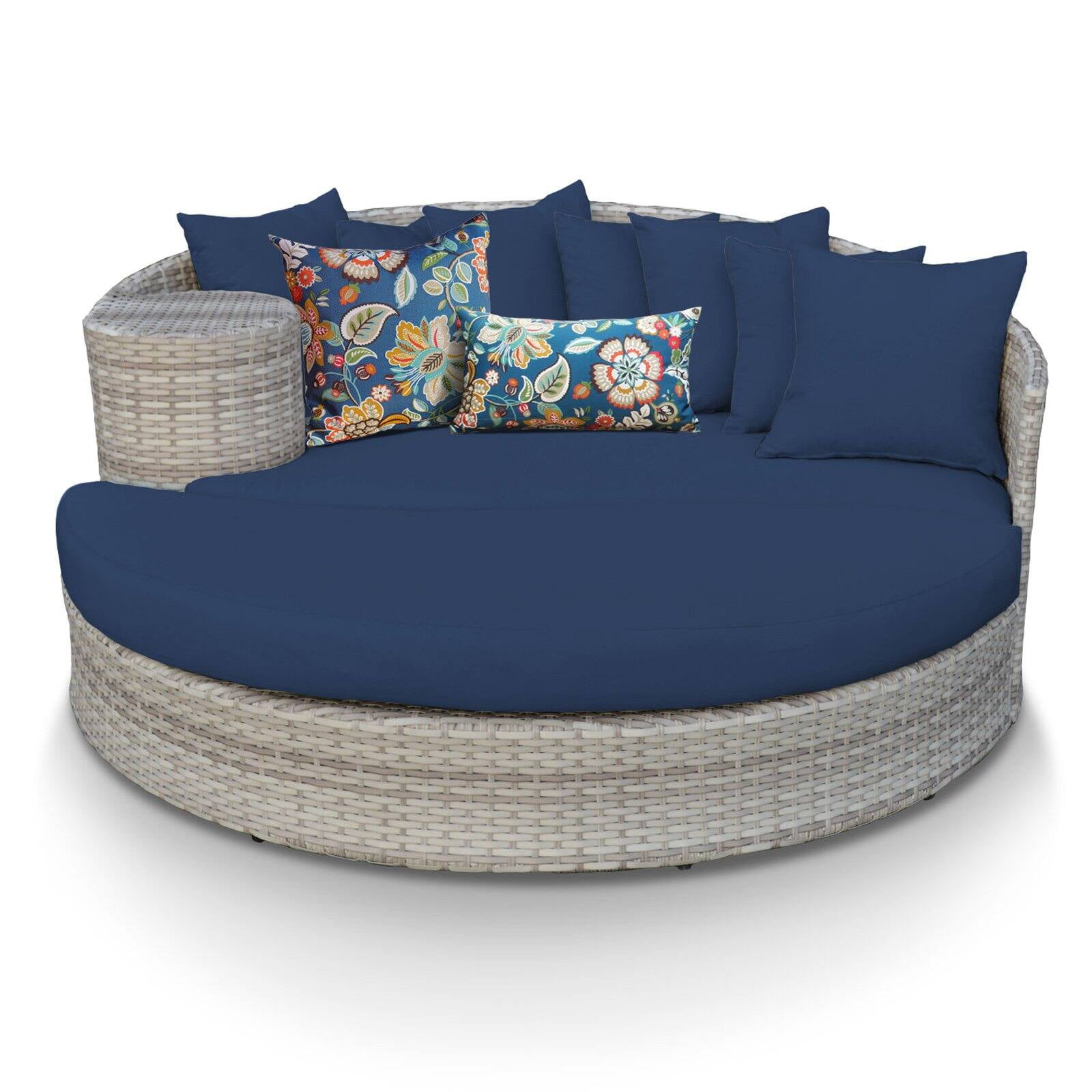 TK Classics Fairmont AllWeather Wicker Outdoor Sun Bed