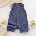 thumbnail image 2 of Kogui Baby Rompers Boys Baby Boy Summer Outfit Pattern Print Short Sleeve Romper Infant Zipper Jumpsuit Newborn Clothes 0 3 6 9 12 18 24 Months (Navy,3-6 Months), 2 of 6