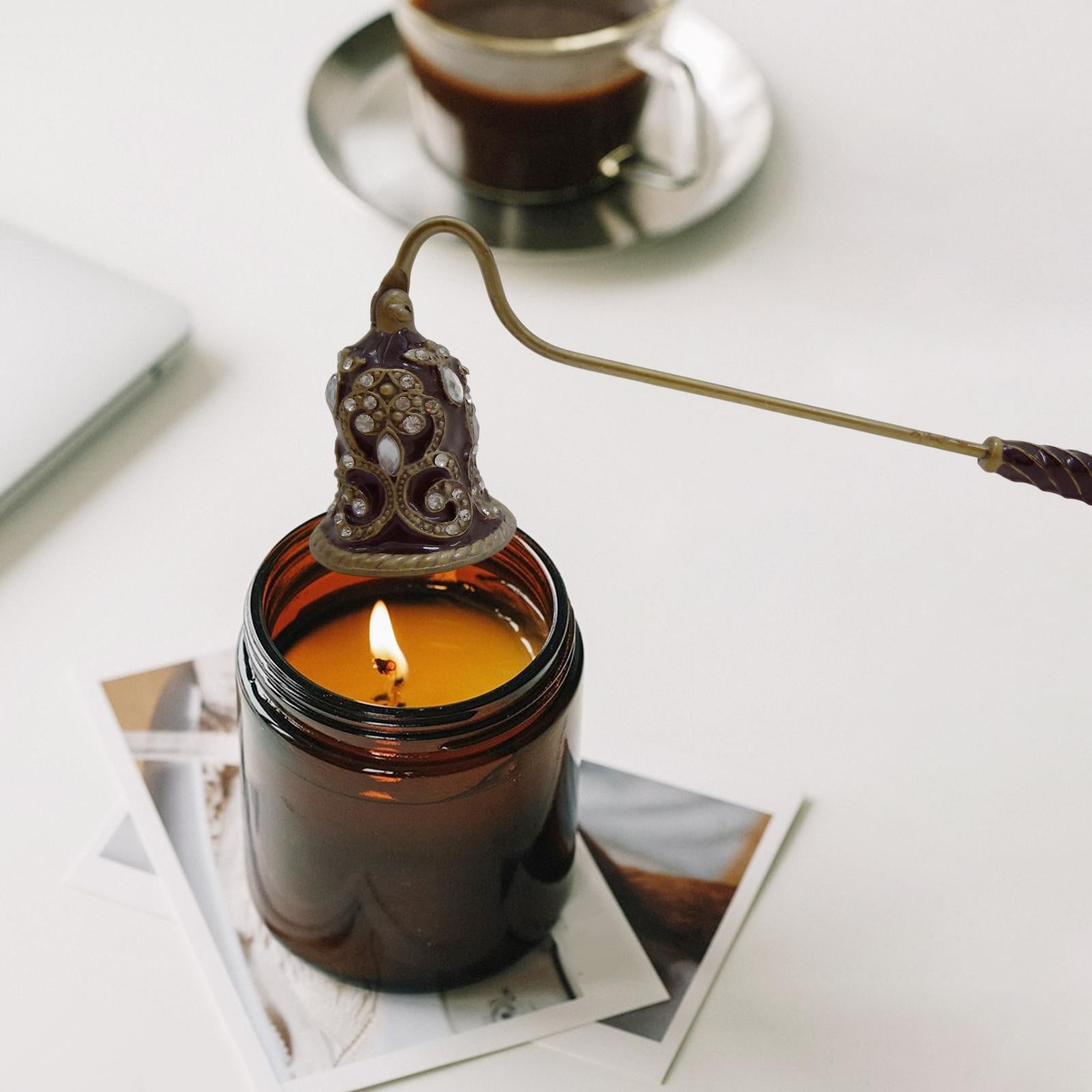 Decorative Candle Bell Candle Extinguisher Long Handle Putting Out