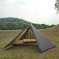 thumbnail image 4 of piramidal ligera, tienda tipi para acampar, de malla para 2 personas, refugio para escalada, senderismo, , shamjiam tienda tipi, 4 of 9