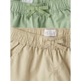 thumbnail image 3 of The Children's Place Girls Twill Pull-On Dolphin Short, 4-Pack, Sizes 4-16, 3 of 3