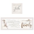 thumbnail image 1 of Trendy Decor 4U "We are Family" 2-Piece Vignette by Marla Rae, White Frame, 1 of 2