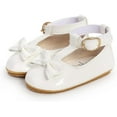 thumbnail image 4 of Premium Baby Girl Shoes, Infant Toddler Walking Shoes, Soft Sole Princess Mary Jane Shoes Prewalkers Wedding Dress Shoes Crib Shoes, 4 of 7