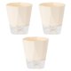 thumbnail image 2 of Maceta de riego automático de 3 piezas, contenedor para flores, colección ligera 17 cm blanco, 2 of 9