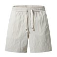 thumbnail image 5 of Youthup Men's Solid Color Hooded Pullover & Shorts Set - Lightweight Relaxed Fit Loungewear for Summer Casual Wear, 5 of 14