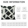 thumbnail image 5 of PIKWEEK  Decorative GeometricThrow Pillow Covers - Modern Pattern Linen Square Pillow Cushion Case for Sofa Couch Bed Home Outdoor Car Multiple specifications, 5 of 5