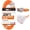 Orange, variant on Iron Forge Cable 3 Outlet 10 Gauge Extension Cord 25 ft, 10/3 Heavy Duty Extension Cord with Multiple Plugs 3 Prong, SJTW Weatherproof Outdoor Power Cable Multi Outlets for Major Appliances