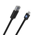 thumbnail image 4 of 3M USB-C Charging & Data Cable for PS5 DualSense, Nintendo Switch Pro Controllers - LED Charging Indicator, Fast Charge Sync Cord for Gaming Accessories | Nylon Braided, 10ft Extra-Long Design, 4 of 6