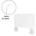 thumbnail image 4 of FOLOYORI Panel Protector Acrílico Para Escritorio De Oficina Contra Salpicaduras Transparente, 4 of 8