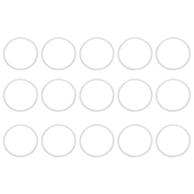 100 piezas de junta tórica de silicona impermeable resistente al calor piezas de junta de sellado de lavadora 72 x 3 mm