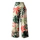 thumbnail image 4 of WILLBEST Pantalones Casuales de Verano para Mujer, Estampado Elástico, Cintura Alta, Pierna Ancha, Cómodos, Estilo Largo con Cinturón Informal y Bolsillo. Extra Grande, 4 of 4