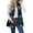 Green, variant on Womens Sleeveless Plaid Vest Wool Blazer Jackets Cardigan Outerwear Fall Winter Tops