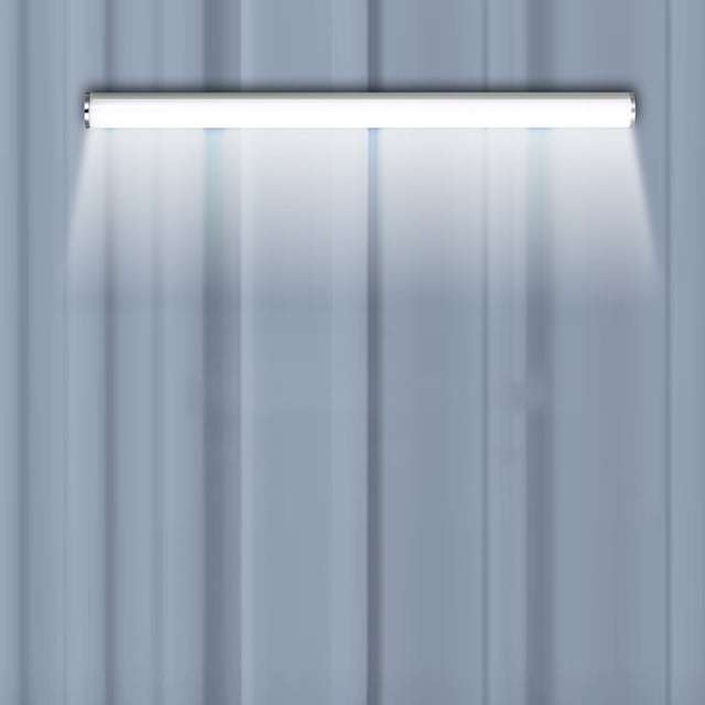 ELAYARD Rechargeable LED Light Bar for Mirror with Suction Cup Bathroom Vanity Light Aluminum Alloy Transparent 7.87 Inches