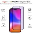 thumbnail image 3 of [2-Pack] For iPhone 15 Pro Max - SuperGuardZ Anti Blue Light [Eye Protection] Full Cover Tempered Glass Screen Protector + Installation Tray, 3 of 9