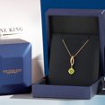 thumbnail image 5 of Gem Stone King 10K Yellow Gold Canary Mystic Topaz Pendant Necklace for Women | 1.00 Cttw | Gemstone November Birthstone | Round 6MM | With 18 inch Chain, 5 of 6