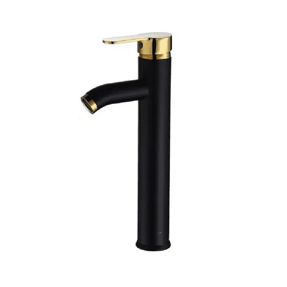 Mezcladora Monomando Grifo Llave Negro P Lavabo Ovalin Moder