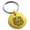 Gold, variant on Stainless Steel Dragon Knot Skuld's Net Viking Rune Engraved Small Medallion Circle Charm Keychain Keyring
