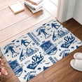 thumbnail image 4 of Susaid Skiing Enthusiast Print Doormat,Porch Decor,Housewarming Decor Gift Doormat,Funny Flannel Floor Mat,Funny Doormat 24x16 Inch, 4 of 7