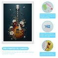 thumbnail image 3 of Diamond Art Kits for Adults - Guitar Floral Design Art Deco 5d Diamond Painting for Adults, Diamond Art for Adults Beginners, Frameless Diamond Painting Kits for Adults for Home Wall Decor, 3 of 7