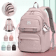 thumbnail image 2 of Mochila de viaje sencilla de gran capacidad, ligera, informal, para niñas, para estudiantes de secundaria y preparatoria, 2 of 5