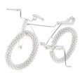 thumbnail image 1 of Diecast Bicycle Toy vintage metal bicicleta modelo w / flor rueda artesanía juguete regalo decoración astilla Magideal Diecast Bicycle Toy, 1 of 7