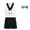 C10-White, variant on Glisme Back To School Outfits For Boys Crewneck Vest Tops Pants Long Sleeve Cartoon Pattern Formal Suit Fashion Little Boys Clothes White