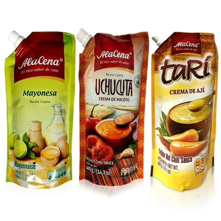 Alacena Mayonesa  Crema de Ají Tari y Crema de Rocoto Uchucuta Combo