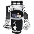 thumbnail image 1 of wonima44 for Stanley Cup Accessories, Water Bottle Holder Carrier with Adjustable Strap for Carry All, Water Bottle Bag Pouch for Stanley 40 oz Tumbler with Handle, Birthday Gifts for Men Women, 1 of 1
