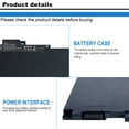 thumbnail image 2 of Laptop Battery for Hp  Elitebook 745 G3 G4, 2 of 4