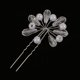 thumbnail image 4 of Horquilla para el cabello,pinzas de pelo,novia de la boda,el pasador tenedor de la flor,perlas de imitación, de honor de la boda de novia, de flores Salvador Horquilla para el cabello, 4 of 10