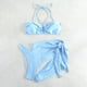 thumbnail image 5 of Conjunto Cómodo de Traje de Baño de Mujeres, Traje de Baño Sexy Y de Moda de Color Sólido para las Vacaciones en la Playa, 5 of 6