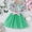 Green, variant on Juslio Dresses for Girls Summer Beach Girls Sundress Kids Clothes Short Sleeve Print Casual Little Girl Dresses