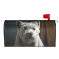 thumbnail image 2 of Gaeub Dog Wrapped in Towel 1 Waterproof and Sunproof Mailbox Protective Cover Magnetic Mailbox Protrective Cover for Outdoor Home Garden Decor - 25.5x21 in, 2 of 9