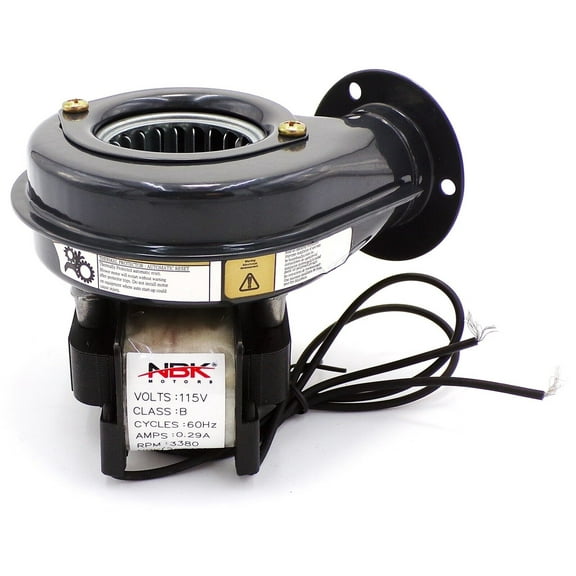 Dayton 1Tdn1 Round Oem Blower, 3394 Rpm, 1 Phase, Direct, Rolled Steel