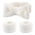 thumbnail image 1 of Bonita banda de peluche para lavarse la cara, banda para el cabello, mascarilla de maquillaje, funda a prueba de humedad, artefacto, toalla, anillo para el cabello, cuerda para la cabeza para mujer, 1 of 6