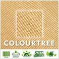 thumbnail image 3 of ColourTreeUSA  Rectangle Sun Shade Sail 190 GSM HDPE with Winch Hardware Installation Kit 10' x 16' - Sand Beige, 3 of 5