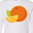 thumbnail image 4 of Inktastic Orange Fruit Long Sleeve Youth T-Shirt, 4 of 5